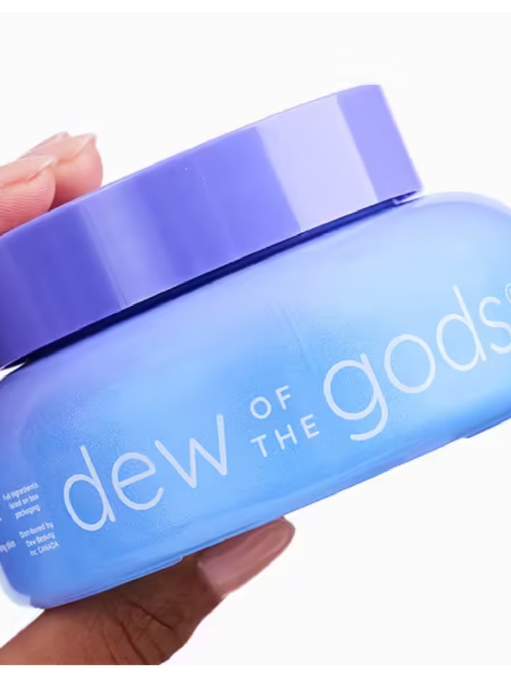 Dew of the Gods CLAYDREAM Evening Ceramide Barrier Mask — Lavender Blue